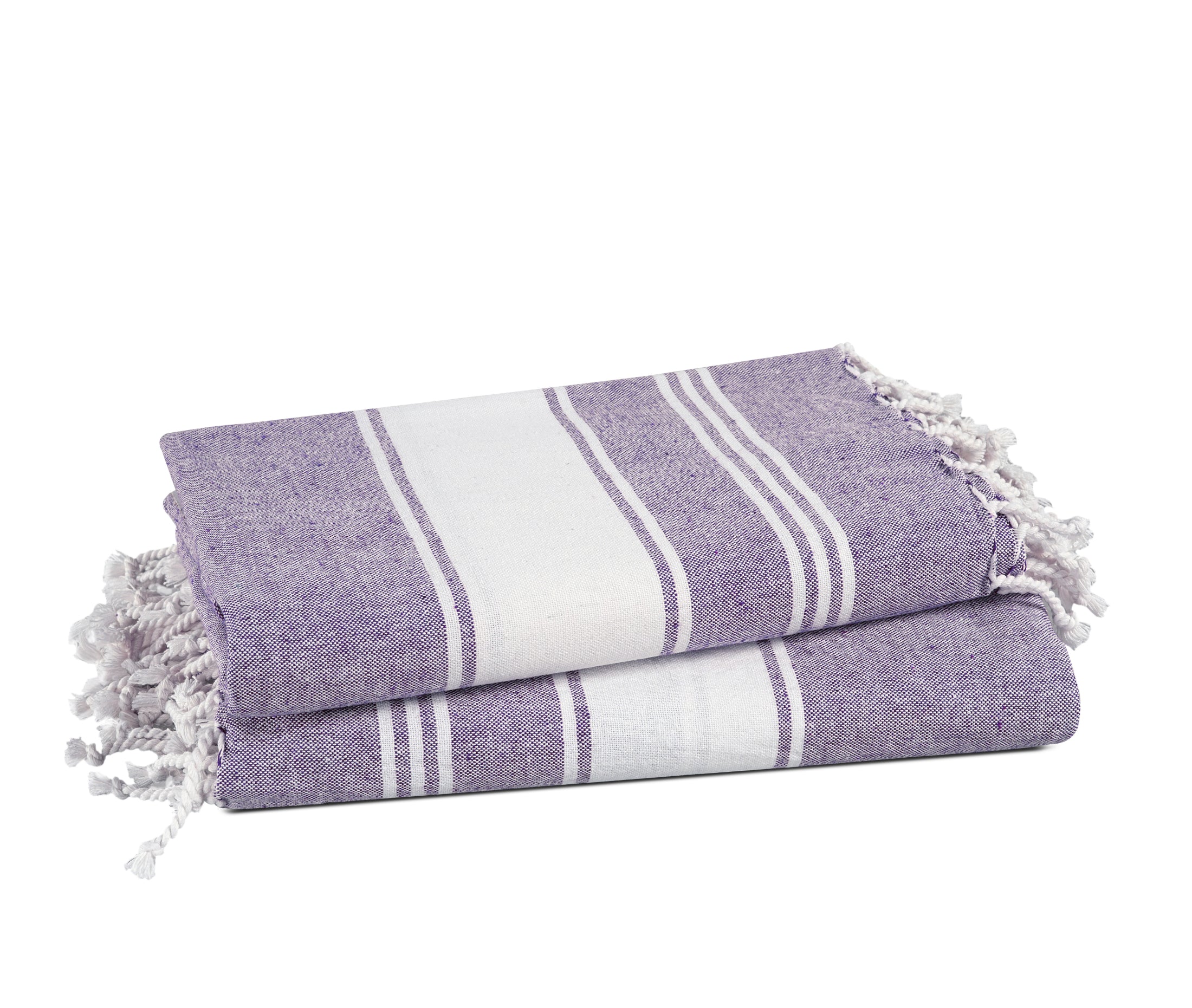 Set of 2 Chambray Turkish Beach Towels - Day Break